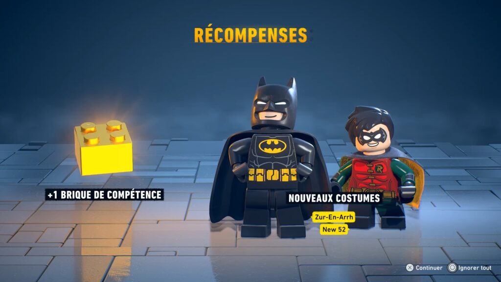 LEGO BATMAN LEGACY HERITAGE dark knight robin costume soluce guide astuce solution secret xbox pc ps5 switch
