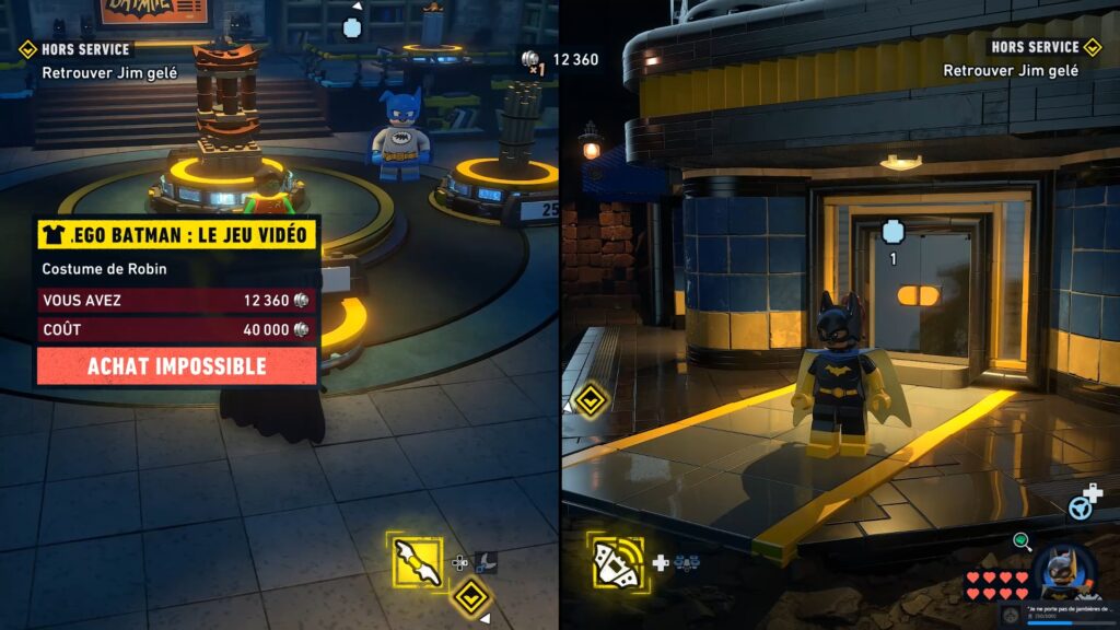 LEGO BATMAN LEGACY HERITAGE dark knight robin costume soluce guide astuce solution secret xbox pc ps5 switch