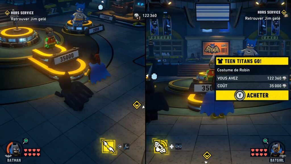 LEGO BATMAN LEGACY HERITAGE dark knight robin costume soluce guide astuce solution secret xbox pc ps5 switch
