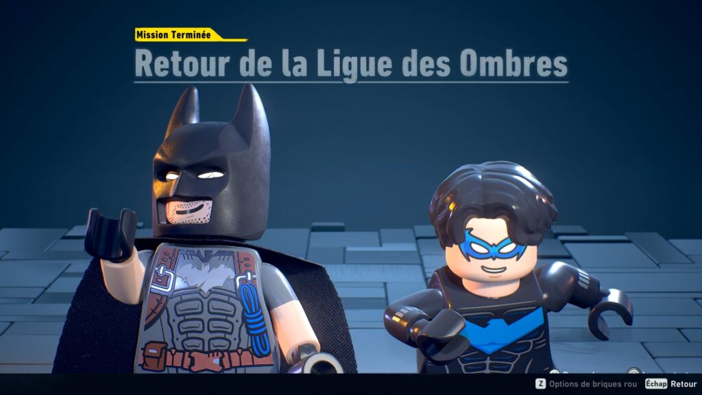 Lego Batman costume obtenir heritage legacy dark night soluce guide solution astuce jeu