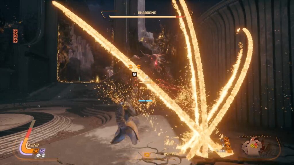 saros rhabdome boss technique guide soluce solution arme relique ps5