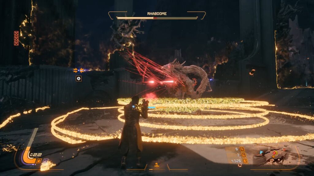 saros rhabdome boss technique guide soluce solution arme relique ps5