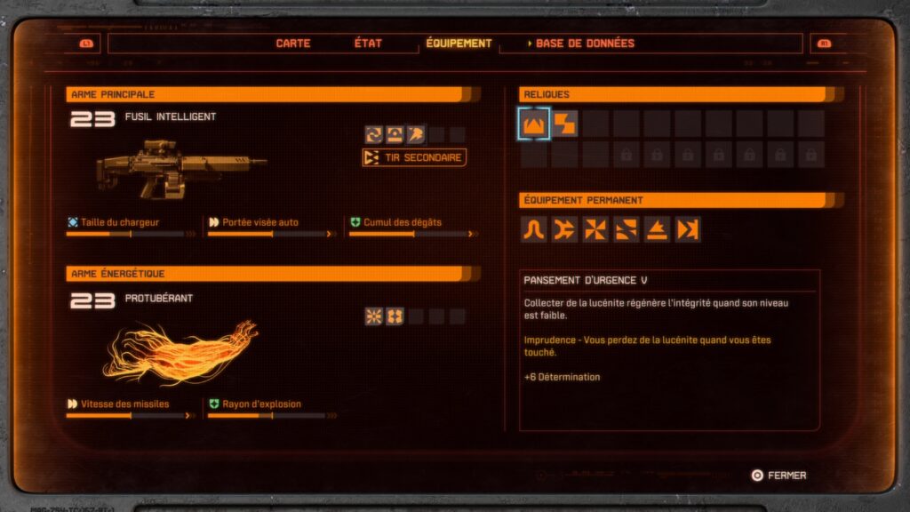 saros roi boss technique arme equipement soluce solution guide fr ps5 build