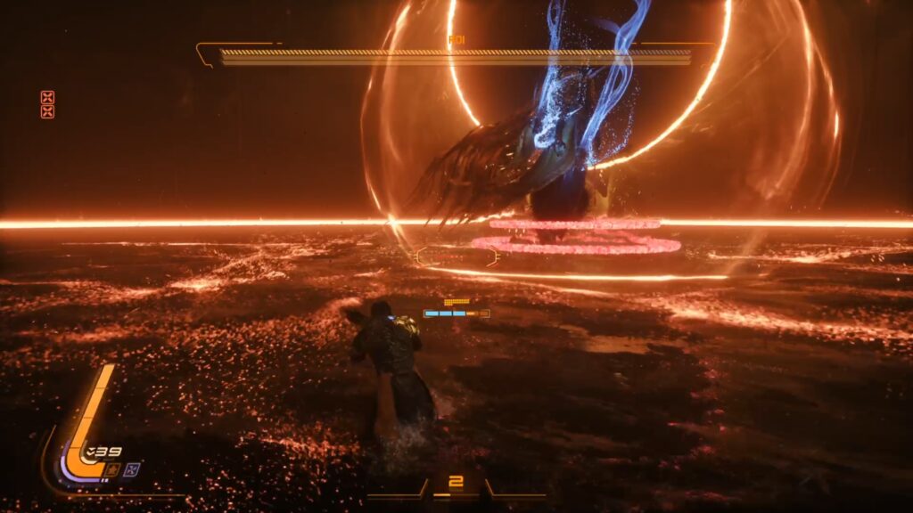saros roi boss technique arme equipement soluce solution guide fr ps5 build