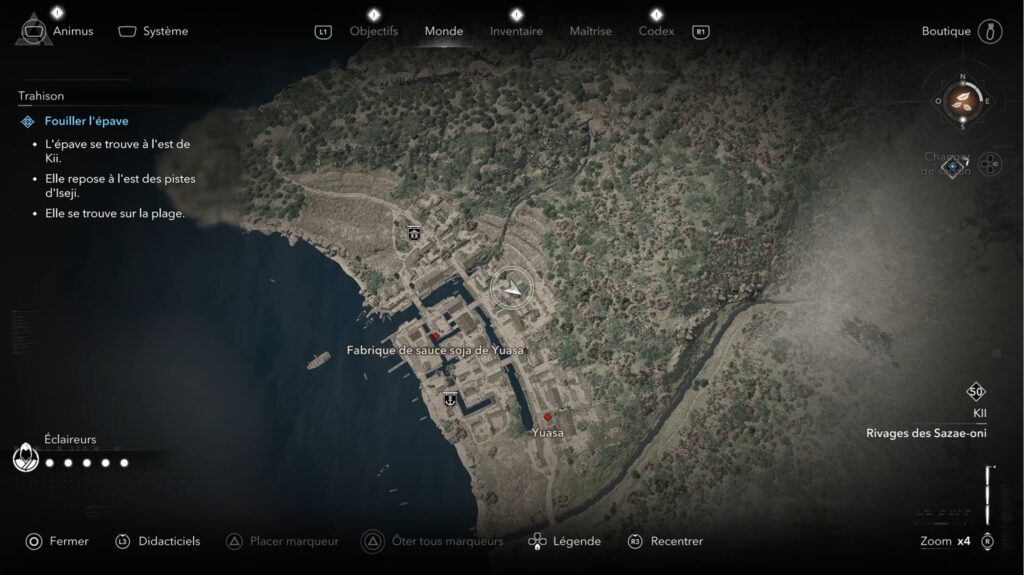 assassin creed shadows soluce guide astuce vagues noire quete jeu xbox pc ps5