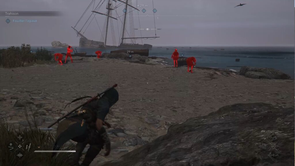 assassin creed shadows soluce guide astuce vagues noire quete jeu xbox pc ps5