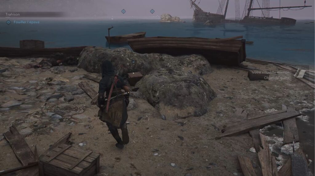 assassin creed shadows soluce guide astuce vagues noire quete jeu xbox pc ps5