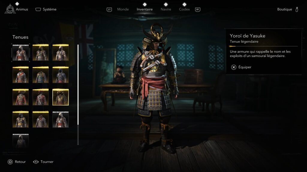 assassin-creed-black-flag-resynced-soluce-guide-tenue-yoroi-de-yasuke