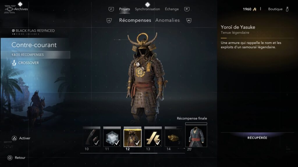 assassin-creed-black-flag-resynced-soluce-guide-tenue-yoroi-de-yasuke