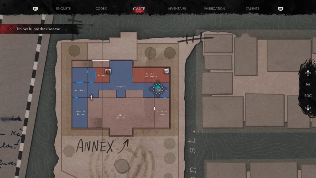 the sinking city 2 annexe bibliotheque soluce guide fr astuce jeu coffre enigme livre
