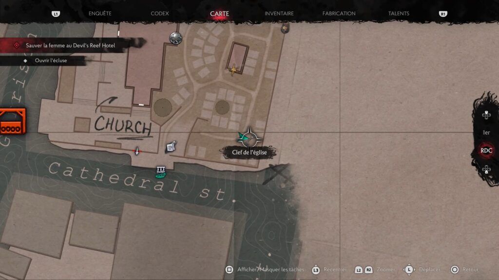 the sinking city 2 eglise cle enigme ecluse code cadenas etoile