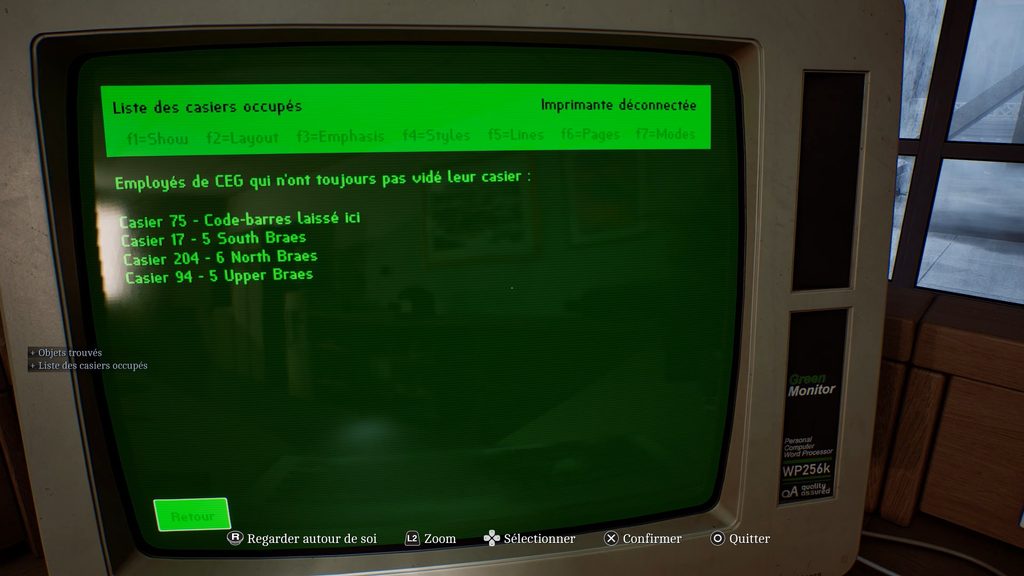 silent hill townfall clara woods disquette code chaine coupe boulon cle ceg soluce guide xbox pc ps5 steam epic games store