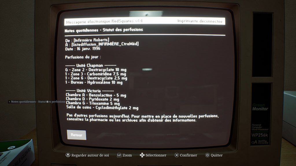 silent hill townfall patient perfusion constante poul zoe operation radio soluce guide xbox pc ps5